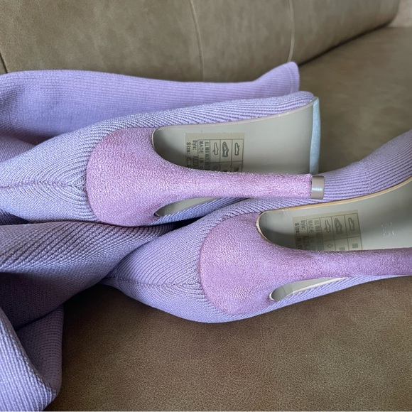 Yoki Blush Over the Knee Knit Boot Us 8.5 - Picture 7 of 10